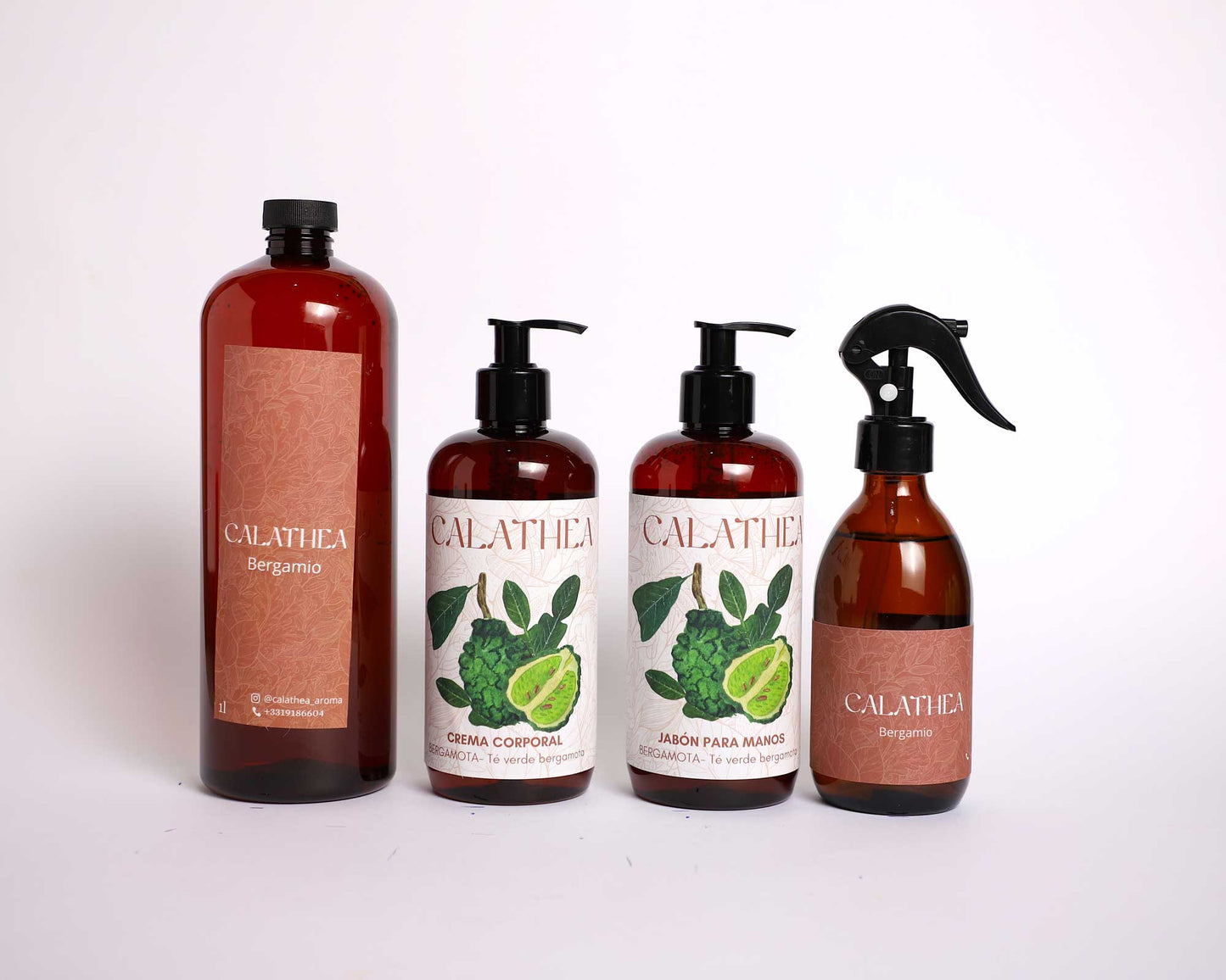 Aromatizante 250 ml de vidrio. Bergamio: Té verde bergamota