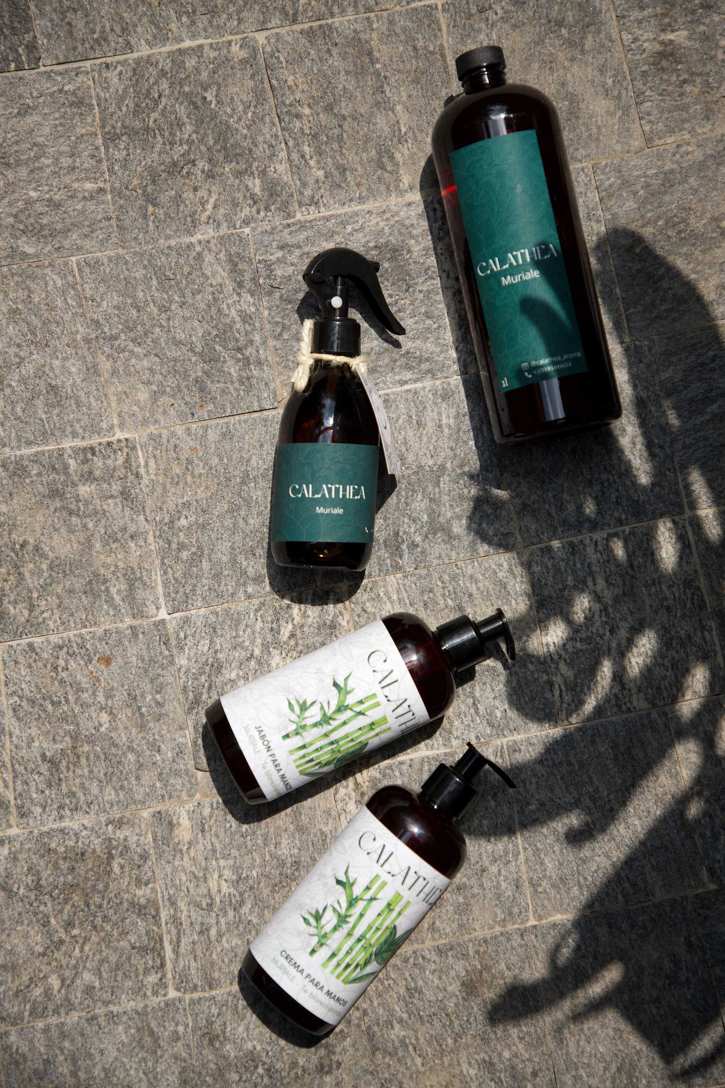 Aromatizante 250ml de vidrio. Muriale: Té blanco bambú