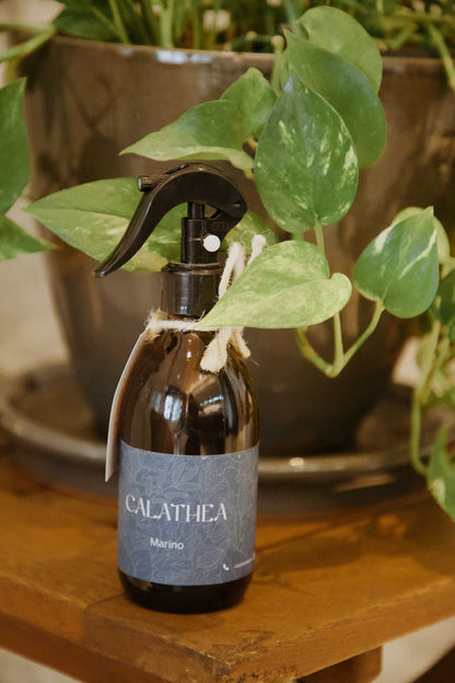 Aromatizante 250 ml de vidrio. Marino: Menta y notas marítimas