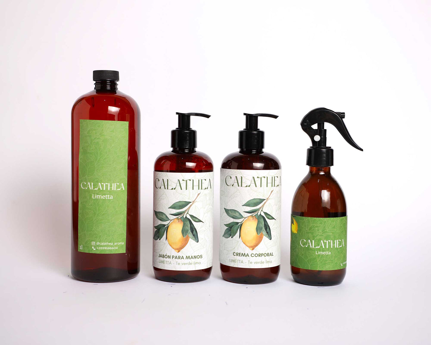 Aromatizante 250ml de vidrio. Limetta : Té verde lima